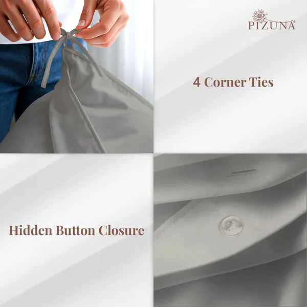 Cotton_Solid_Ash_Grey_Double_Duvet_Cover
