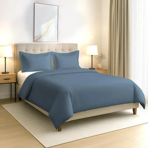 Cotton_Solid_Dusty_Blue_Double_Duvet_Cover