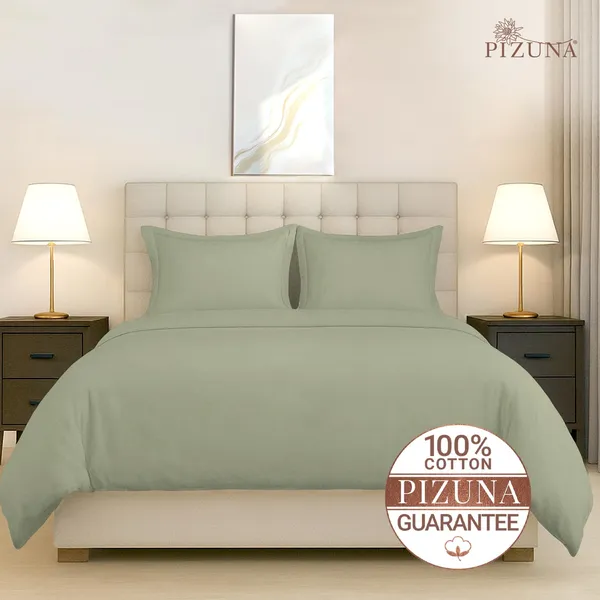 Cotton_Solid_Light_Sage_Double_Duvet_Cover