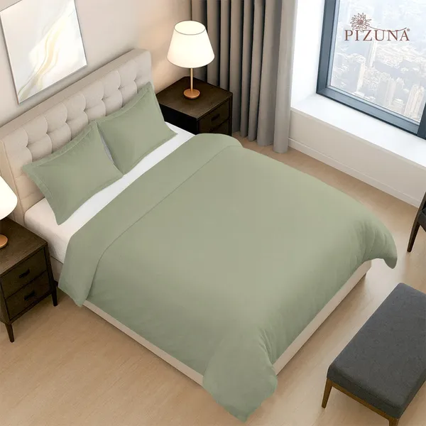 Cotton_Solid_Light_Sage_Double_Duvet_Cover