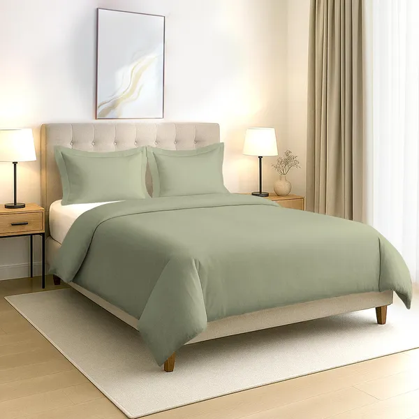 Cotton_Solid_Light_Sage_Double_Duvet_Cover