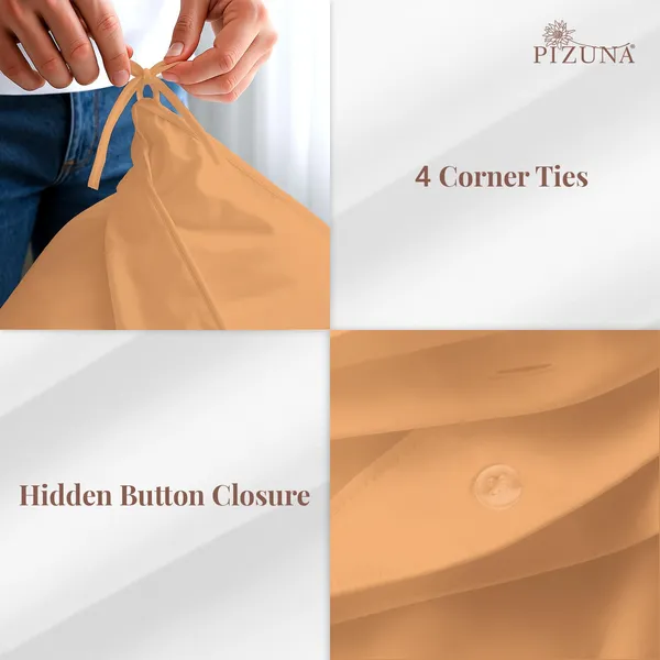 Cotton_Solid_Apricot_Orange_Double_Duvet_Cover