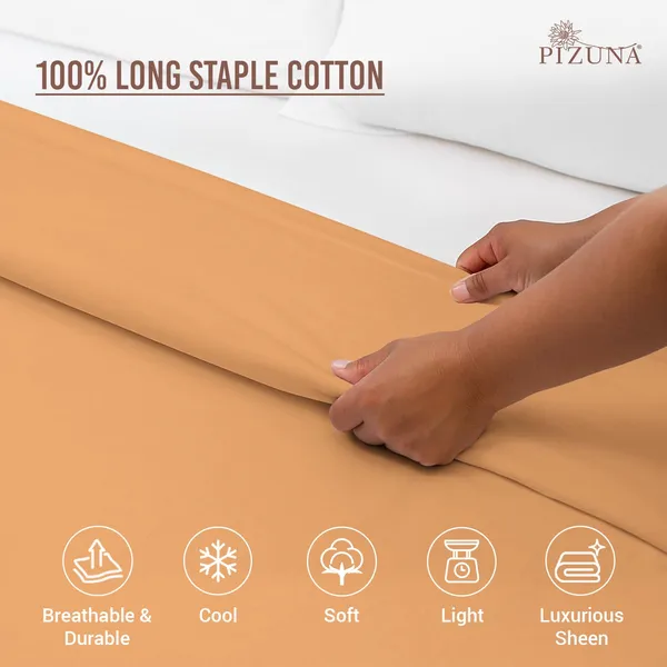 Cotton_Solid_Apricot_Orange_Double_Duvet_Cover
