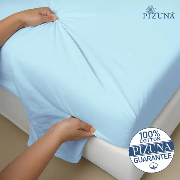 Cotton_Sateen_Solid_Baby_Blue_Super_King_Flat_Bedsheet_With_4_Pillow_Covers_(1000_Thread_Count)
