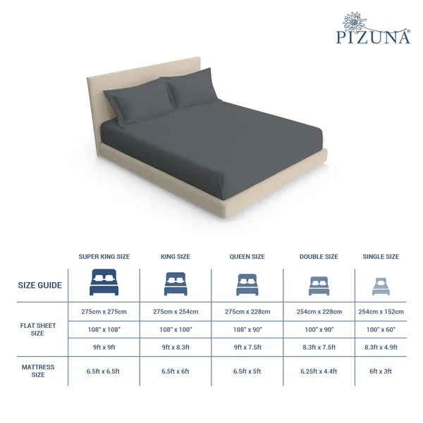 Cotton_Sateen_Solid_Dark_Grey_Super_King_Flat_Bedsheet_With_4_Pillow_Covers_(1000_Thread_Count)