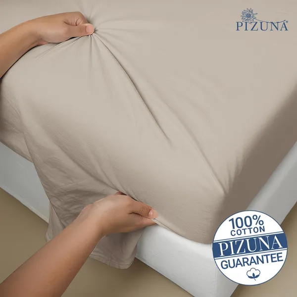 Cotton_Sateen_Solid_Simply_Taupe_Super_King_Flat_Bedsheet_With_4_Pillow_Covers_(1000_Thread_Count)