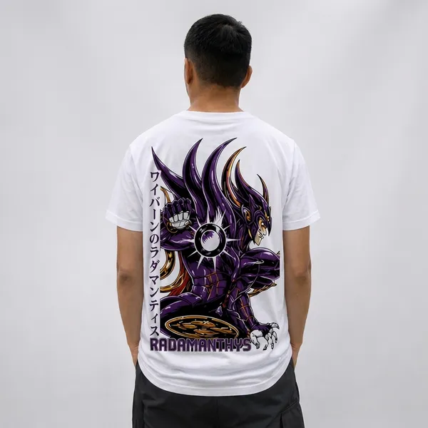 White_Radamanthys_Wyvern_Rhadamanthys_Anime_Character_T-Shirt_For_Men