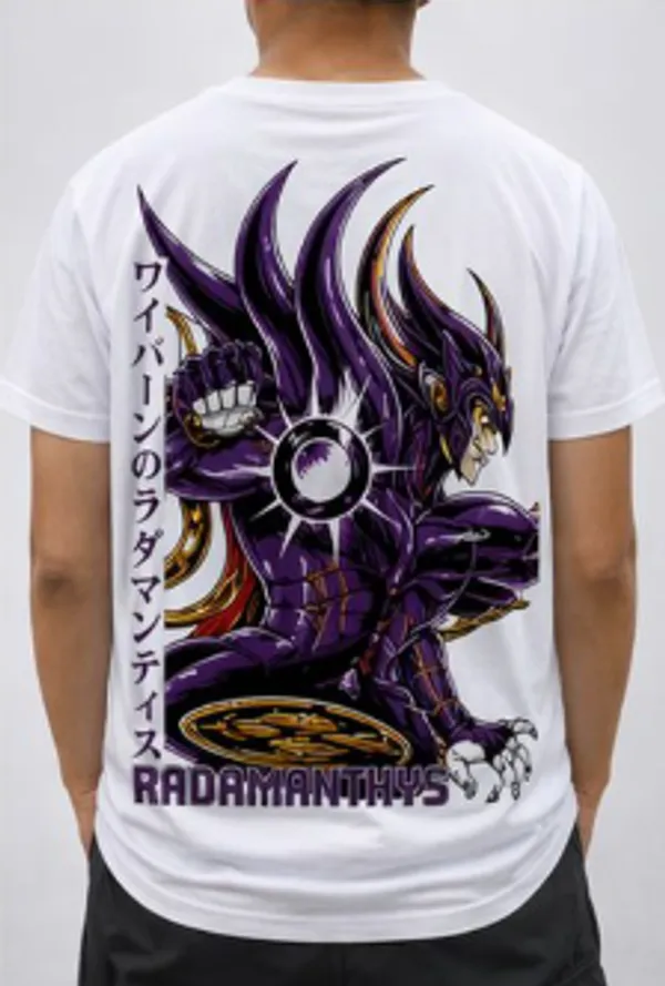 White_Radamanthys_Wyvern_Rhadamanthys_Anime_Character_T-Shirt_For_Men