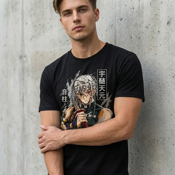 Black_Kimetsu_No_Yaiba_Anime_Graphic_Unisex_Tee_With_Character_Print_T-Shirt_For_Men