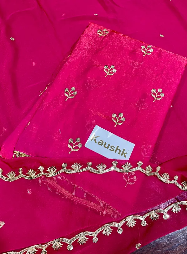 Red_Cotton_Unstiched_Suit_Set_For_Women