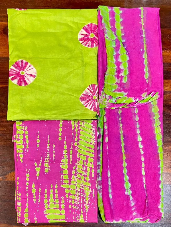 Green_Cotton_Unstiched_Suit_Set_For_Women