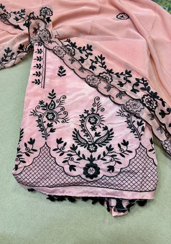Peach_Cotton_Unstiched_Suit_Set_For_Women