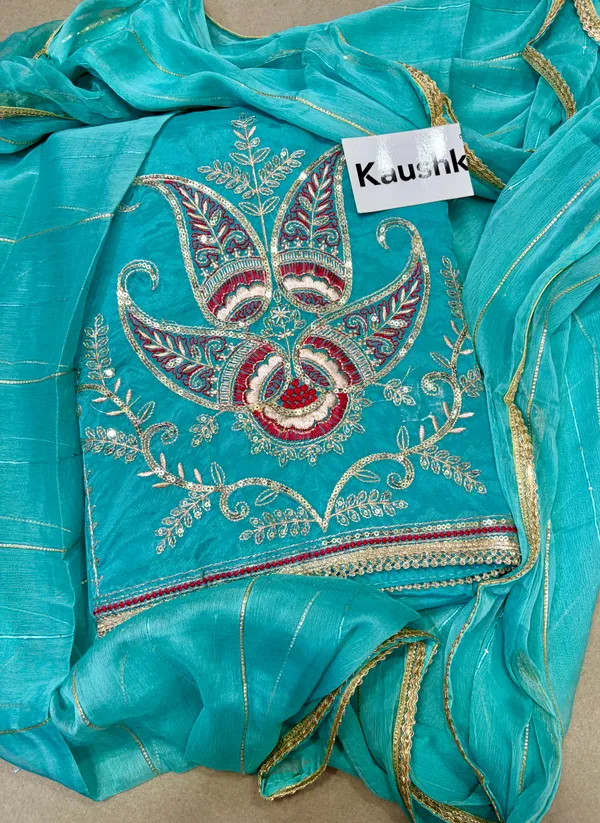 Sky_Blue_Cotton_Unstiched_Suit_Set_For_Women