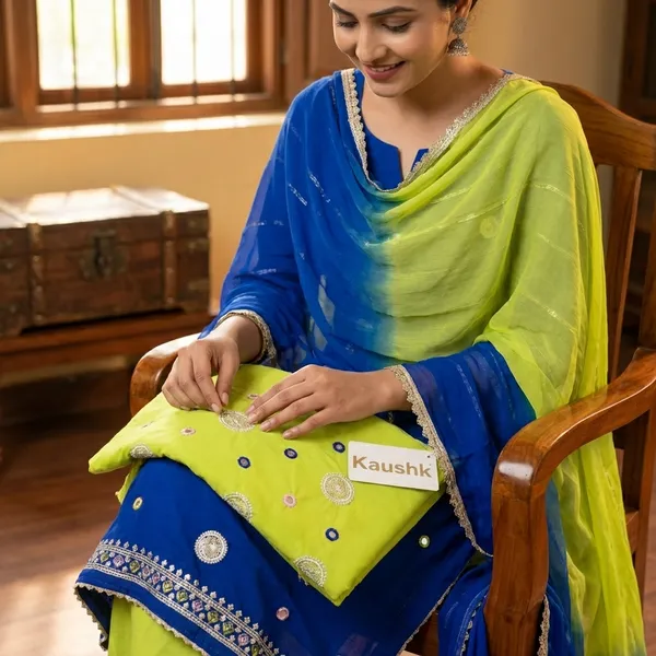 Blue_Cotton_Unstiched_Suit_Set_For_Women