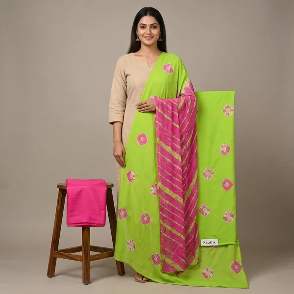 Green_Cotton_Unstiched_Suit_Set_For_Women