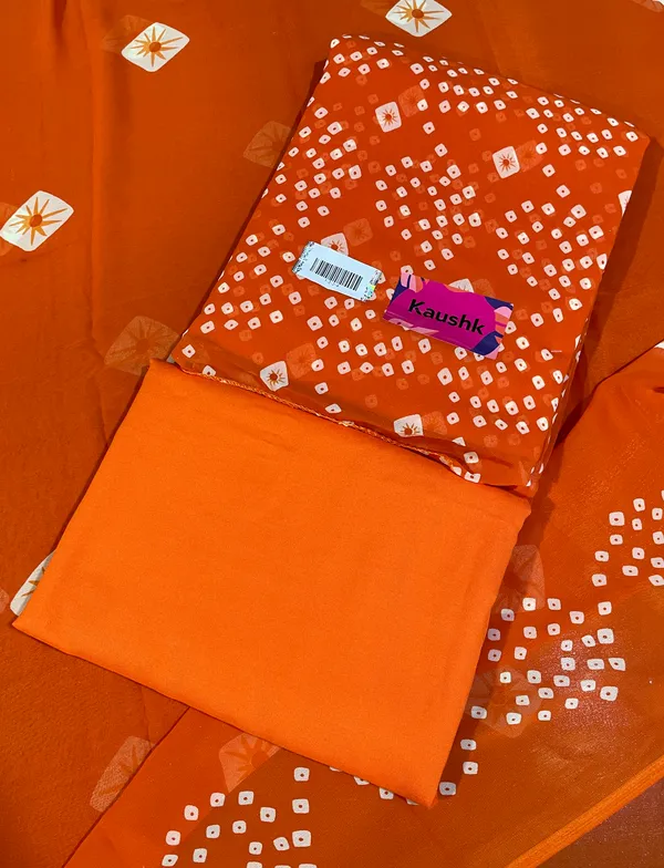 Orange_Cotton_Unstiched_Suit_Set_For_Women