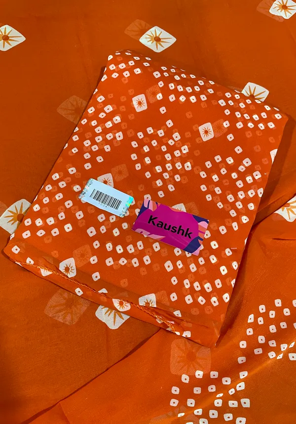 Orange_Cotton_Unstiched_Suit_Set_For_Women