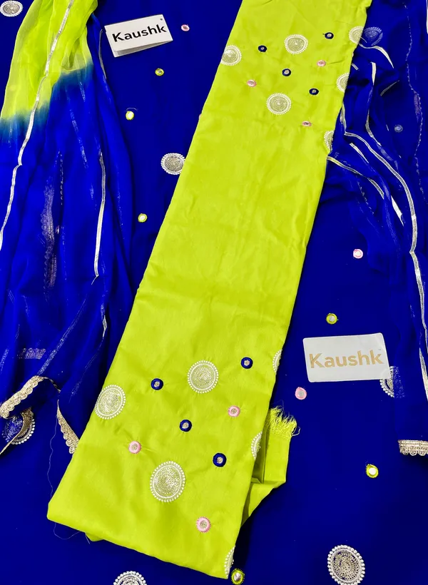 Blue_Cotton_Unstiched_Suit_Set_For_Women