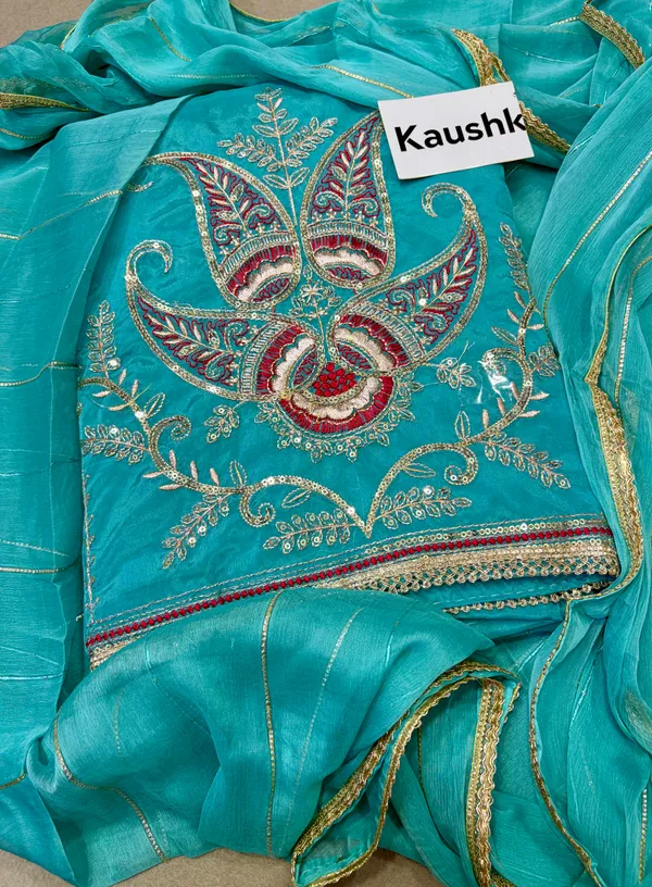 Sky_Blue_Cotton_Unstiched_Suit_Set_For_Women