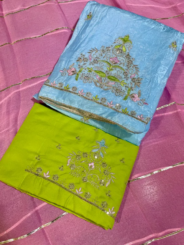 Sky_Blue_Cotton_Unstiched_Suit_Set_For_Women