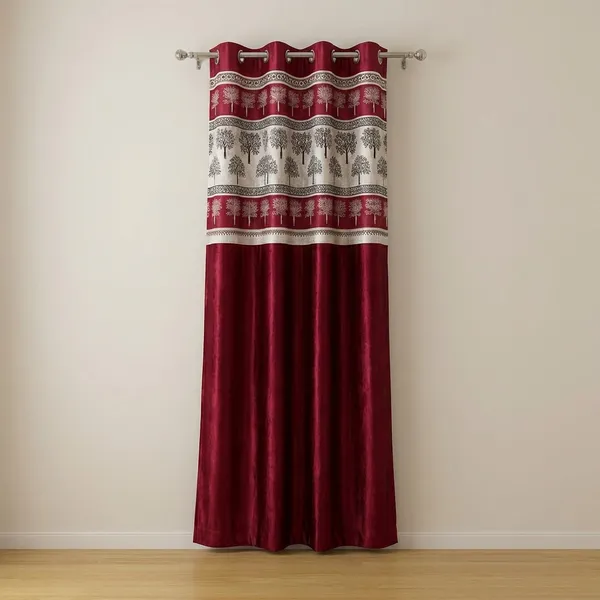 SIGNATURE_TREE_MARROON_CURTAIN_LIVING_ROOM_BEDROOM__CHILDREN_ROOM