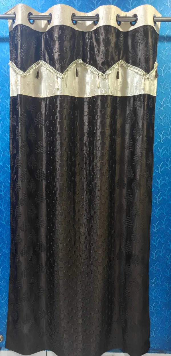 Brown_Long_Crush_Polyester_Curtain_For_Door_And_Window