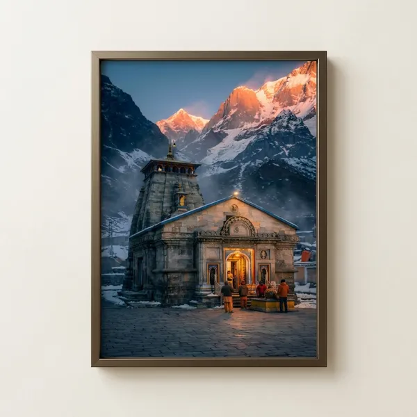Kedarnath_Temple_||_Spiritual_Poster