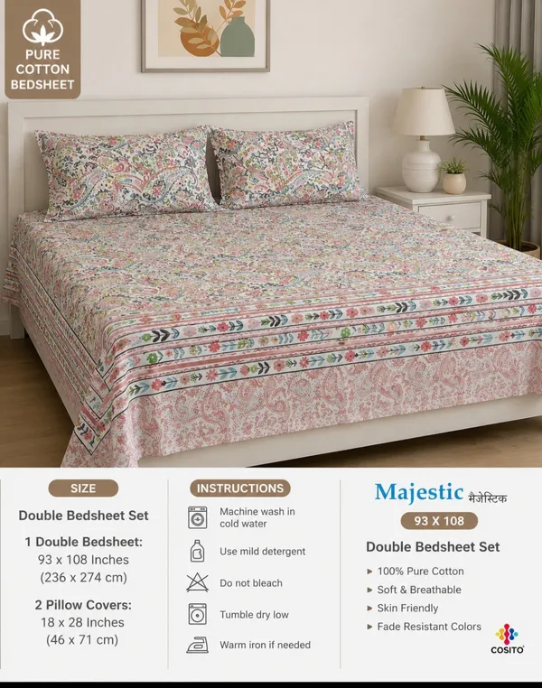 100_%_Pure_Cotton_Premium_Bedsheet_Dimension