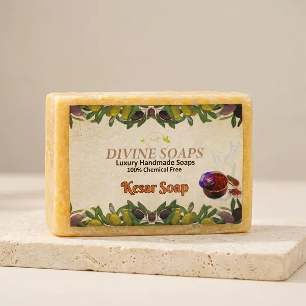 Paraben_&_Sulphate_Free_Kesar_Saffron_Luxury_Handmade_Soap_(Pack_Of_3)