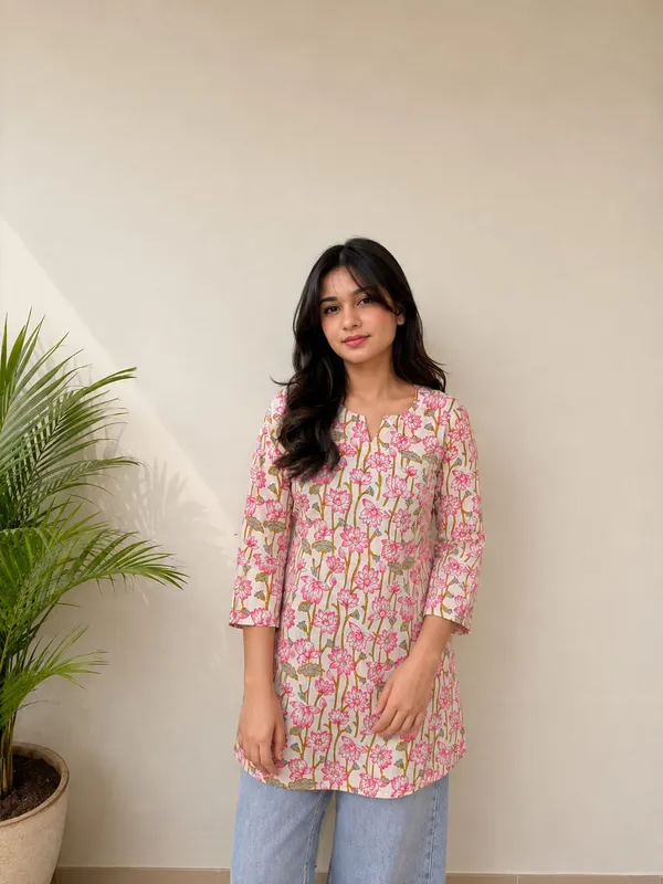 Kurvee_Floral_Print,_Printed_Pure_Cotton_Straight_Kurta_for_Women