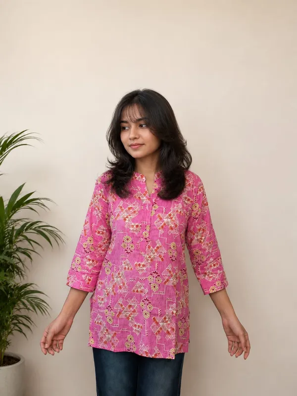 Kurvee_Women_Floral_Print_Pure_Cotton_Straight_Kurta_(PNK)