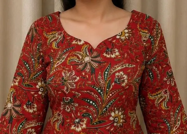 Kurvee_Women_Paisley_Printed_Short_Kurti_(Red)