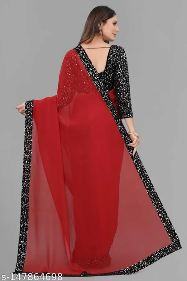 Self_Design_Dyed_Bollywood_Georgette_Art_Silk_Saree