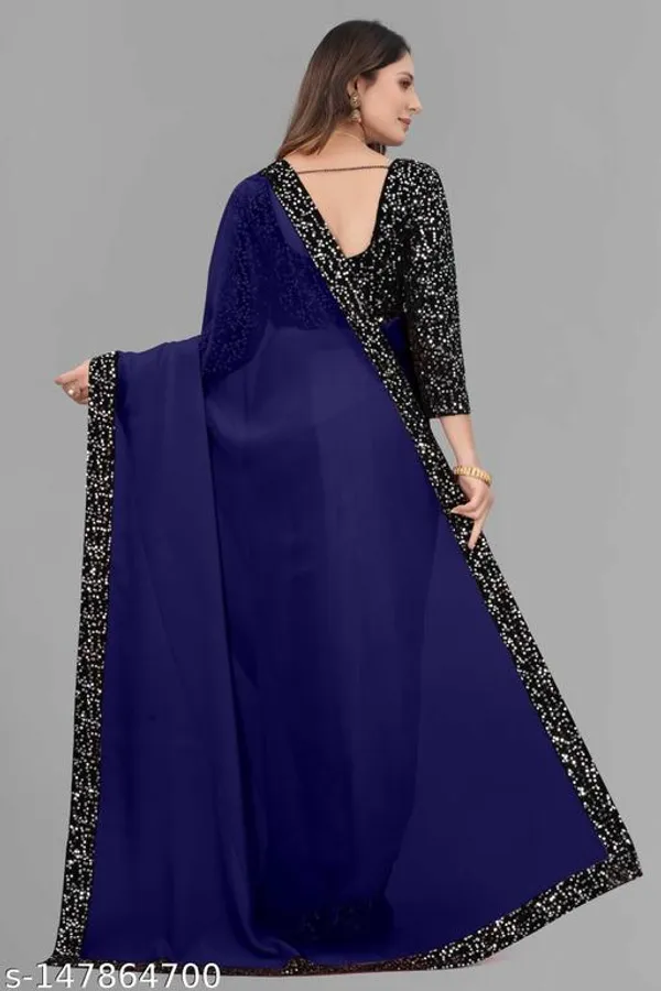 Self_Design_Dyed_Bollywood_Georgette_Art_Silk_Saree