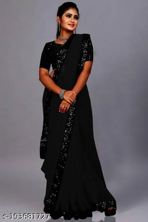 Embellished_Bollywood_Georgette_Saree