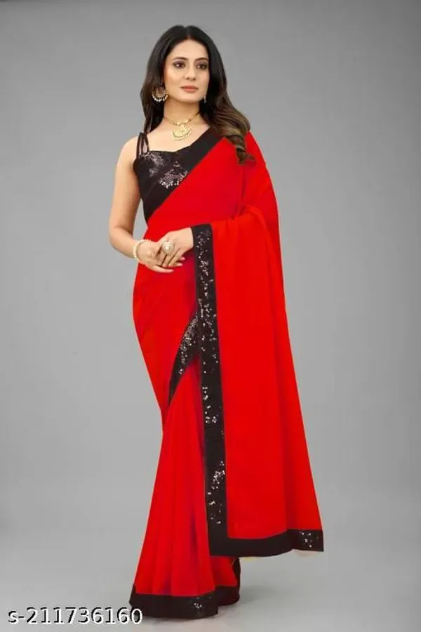 Sequin_Work_Blouse_Saree