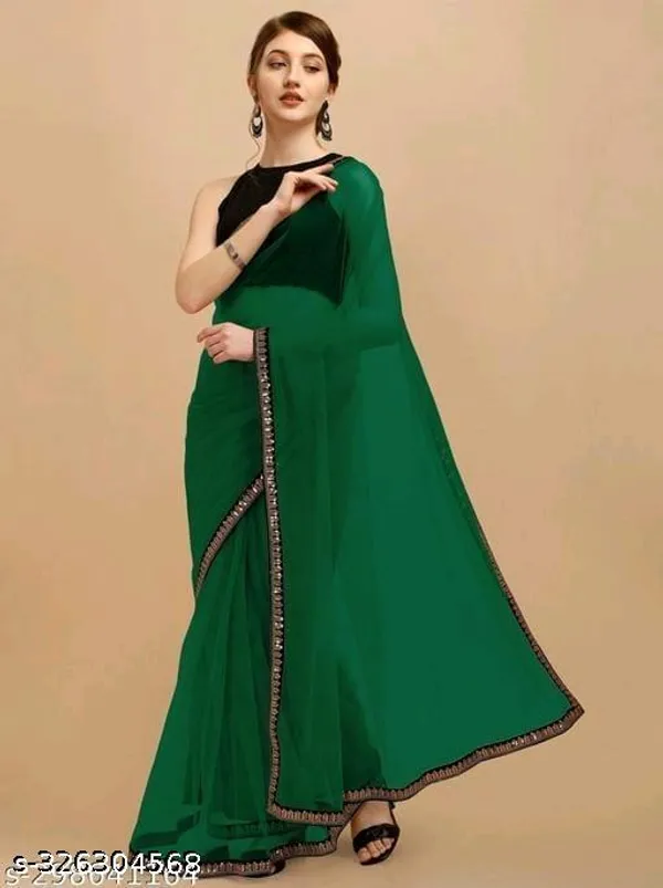 New_Net_Sqnce_Saree_With_Beautyful_Sqne_Blouse