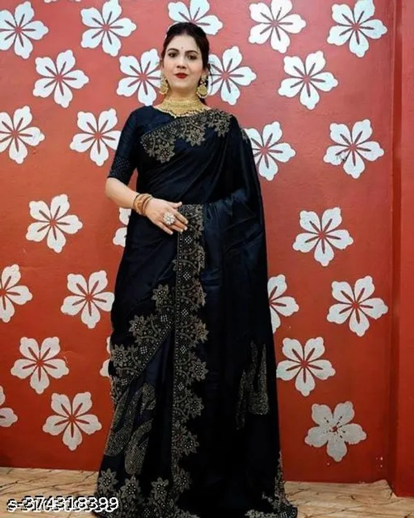 Diamond_Work_Fashionable_Trendy_Saree_2