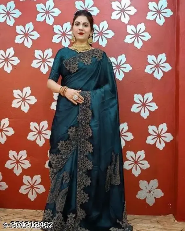 Diamond_Work_Fashionable_Trendy_Saree_2