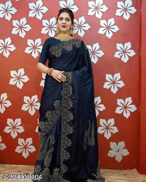 Diamond_Work_Fashionable_Trendy_Saree_2
