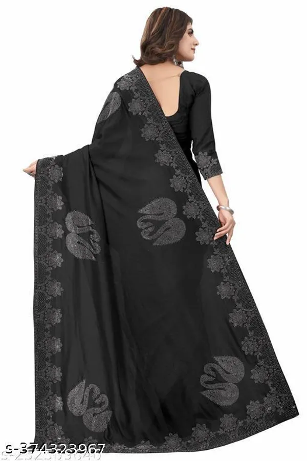 Georgette_Silk_Swarovski_Stone_Work_Saree_With_Banglori_Stone_Work_Blouse