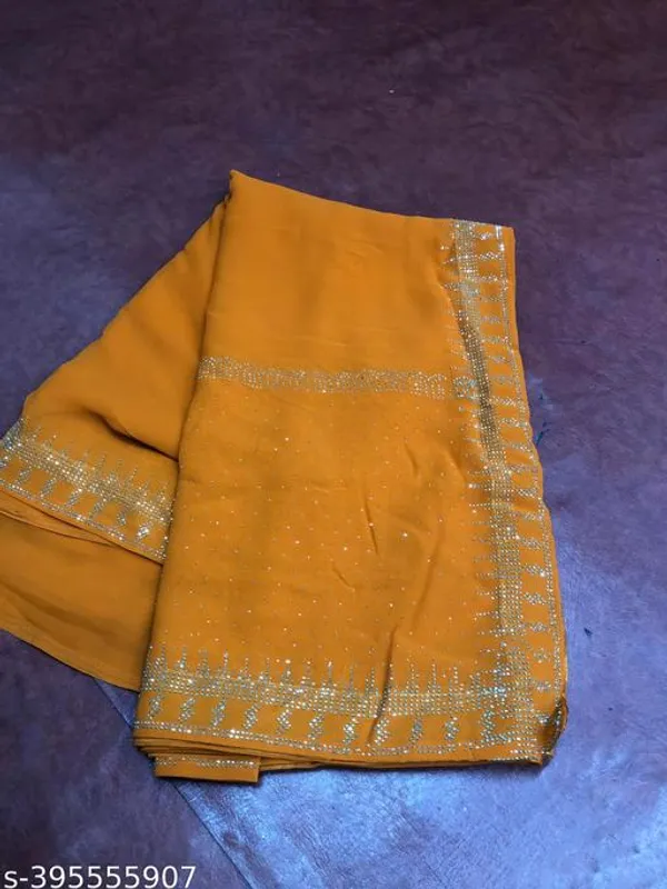 Beautiful_Saree_With_Hot_Fix_Work_And_Bollywood