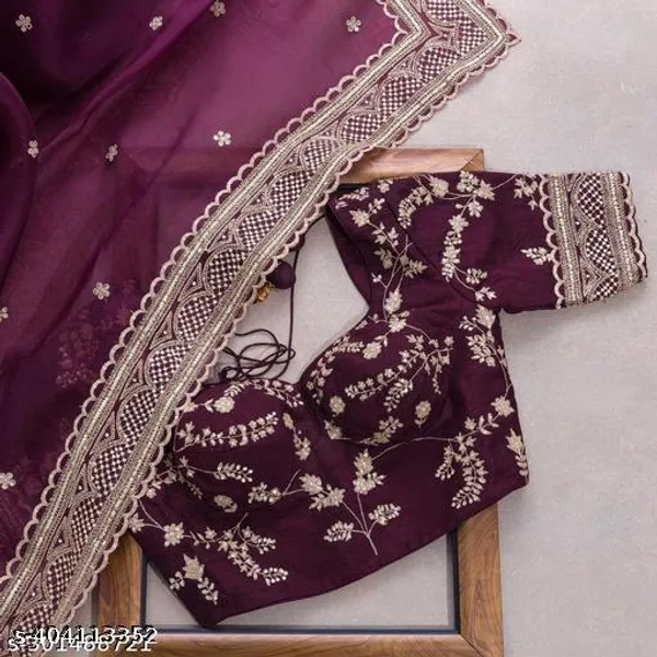 New_Superhit_Trending_Embroidered_Cotton_Thread_Sequins_Work_Designer_Saree