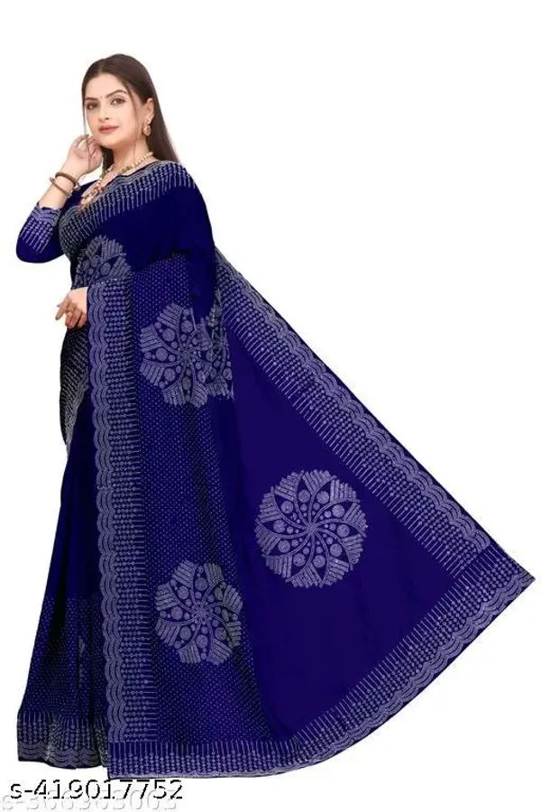 Women_S_Hot_Fixing_Georgette_Silk_Saree_With_Unstitched_Blouse_Piece