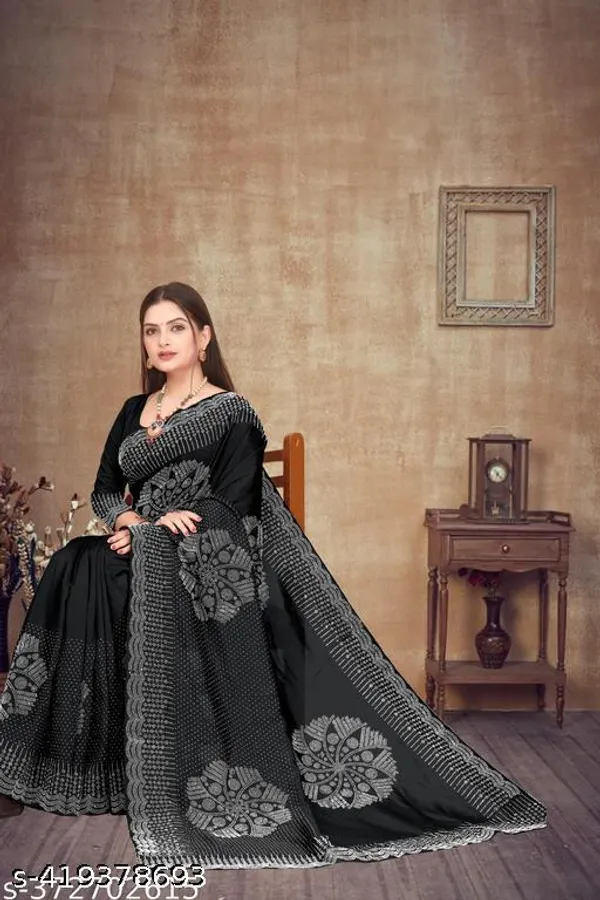 Georgette_Silk_Attractive_New_Design_Fancy_Saree_With_Swarovski_Daimond_Hotfix_Diamond_Work_Party_Wear_Festive_Wear_Saree