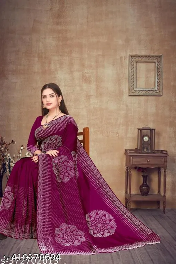 Georgette_Silk_Attractive_New_Design_Fancy_Saree_With_Swarovski_Daimond_Hotfix_Diamond_Work_Party_Wear_Festive_Wear_Saree