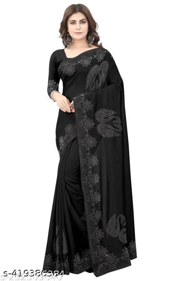 Diamond_Work_Fashionable_Trendy_Saree_2