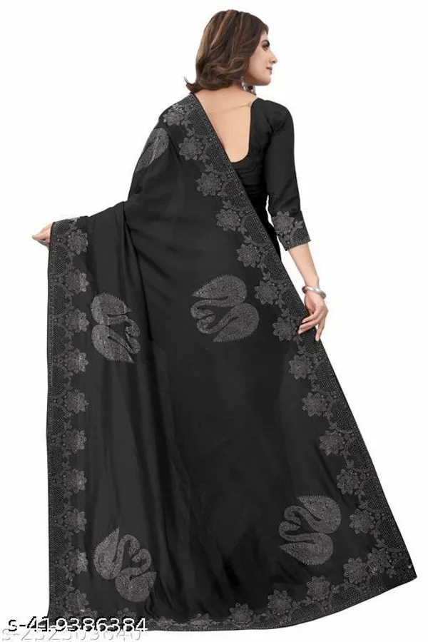 Diamond_Work_Fashionable_Trendy_Saree_2