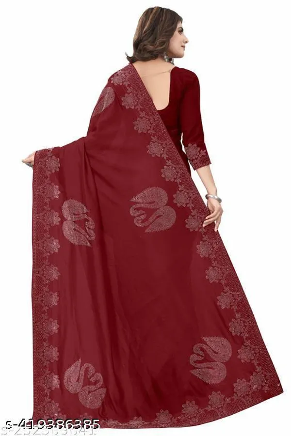 Diamond_Work_Fashionable_Trendy_Saree_2