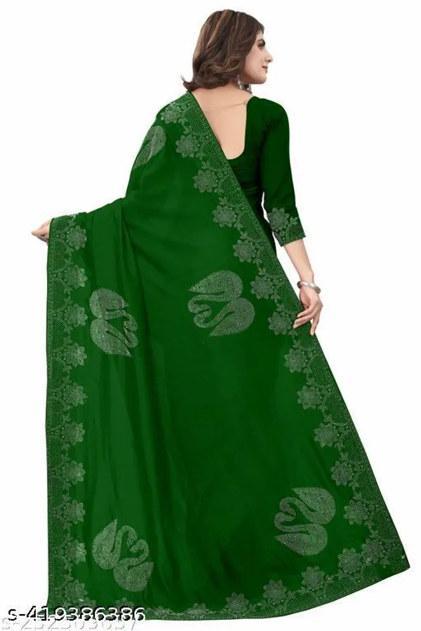 Diamond_Work_Fashionable_Trendy_Saree_2